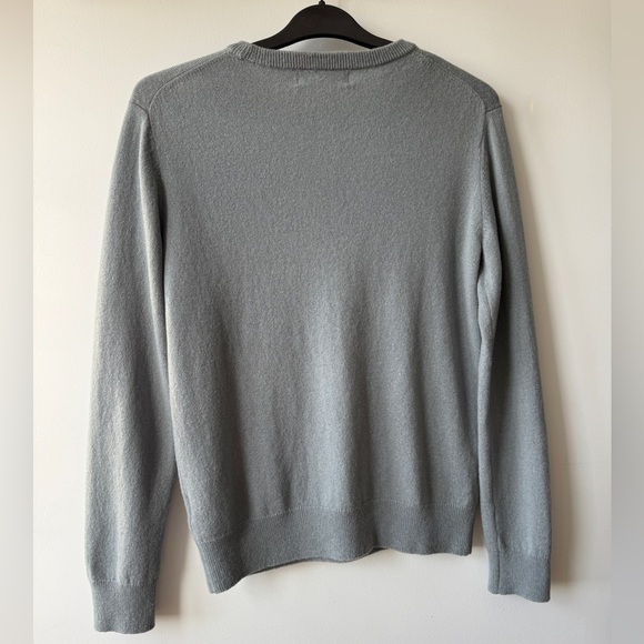 Quince 100% Mongolian Cashmere Crewneck Sweater - Dusty Blue - Size M - Picture 2 of 16